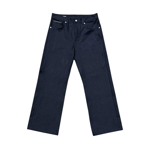 Candiani Selvedge Raw Dark Indigo Denim Fit05 Bootcut jeans